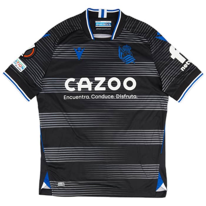 2022-23 Real Sociedad Match Issue Europa League Away Shirt Illarra #4