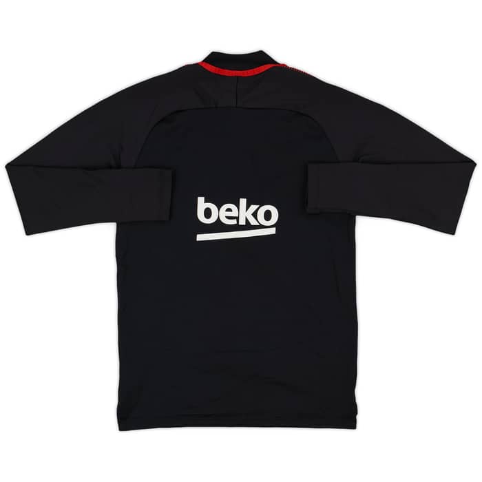 2017-18 Barcelona Nike 1/4 Zip Training Top - 8/10 - (S)