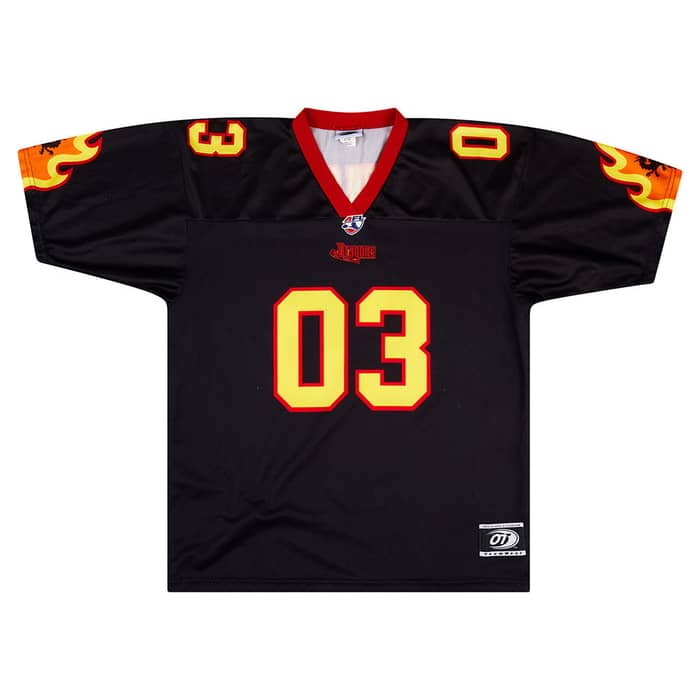 2003 New York Dragons Division Champs #03 Jersey (Home) L