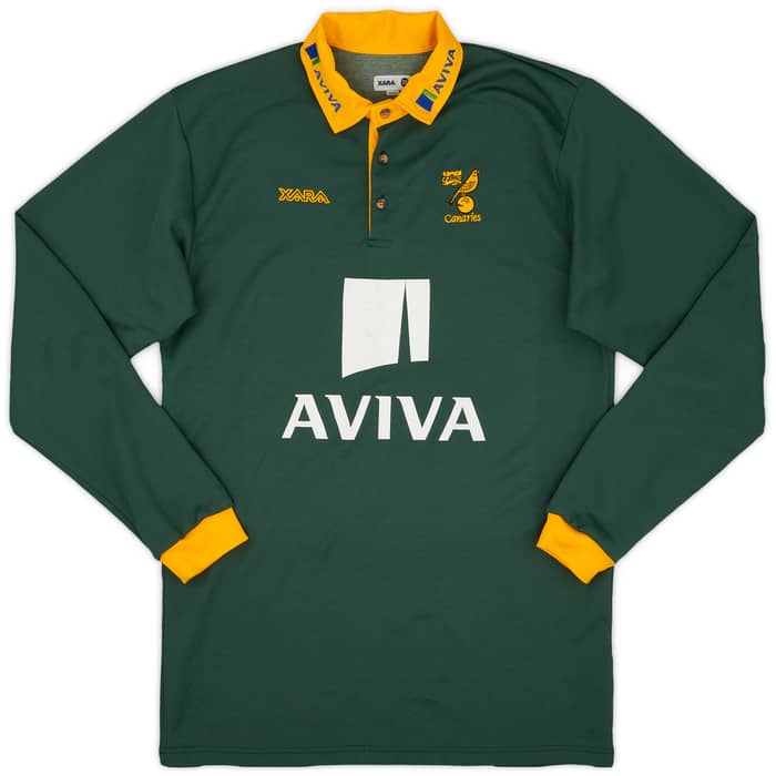 2009-10 Norwich Xara Rugby Polo L/S Shirt - 7/10 - (XL)