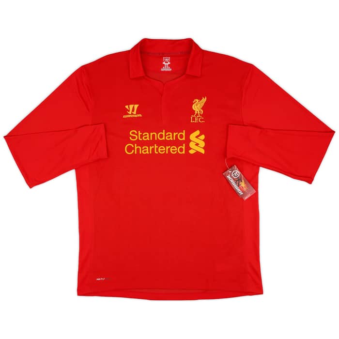 2012-13 Liverpool Home L/S Shirt Suarez #7 (XL)