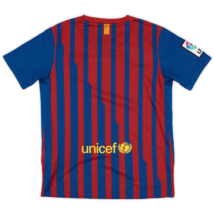 2011-12 Barcelona Home Shirt - 8/10 - (M.Boys)