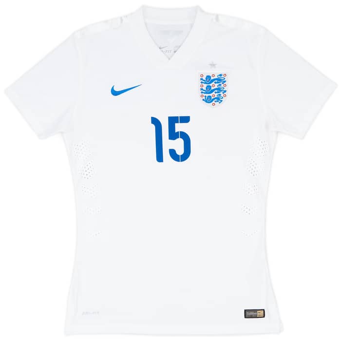2014 England Match Issue Home Shirt #15