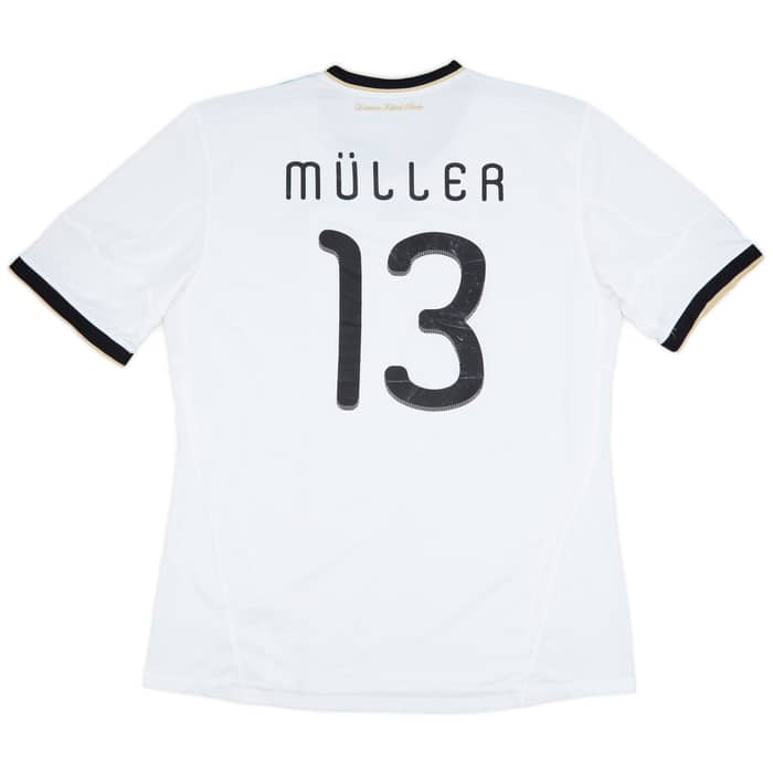 2010-11 Germany Home Shirt Muller #13 - 5/10 - (3XL)