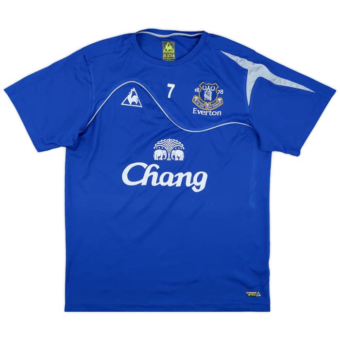2009-10 Everton Player Issue Le Coq Sportif Training Shirt #7 - 7/10 - (L)