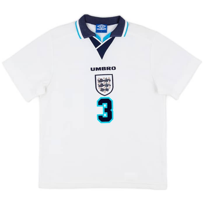 1995-97 England Home Shirt Pearce #3 - 7/10 - (L)