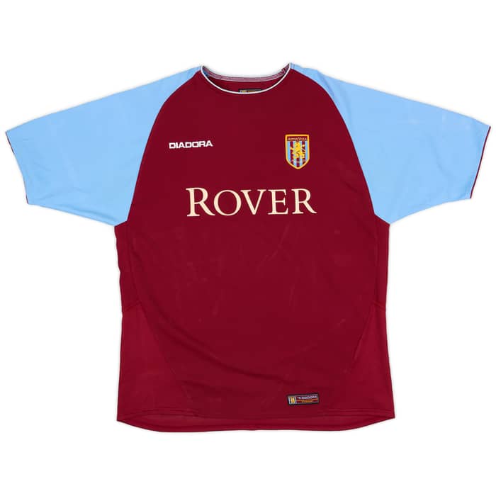 2003-04 Aston Villa Home Shirt Hadji #20 - 8/10 - (L)
