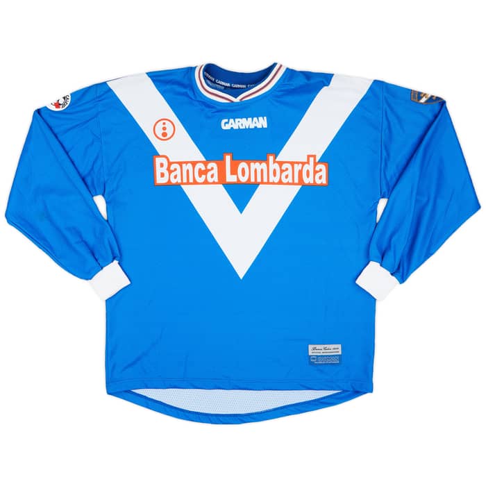 2001-02 Brescia Match Issue Home Shirt A. Filippini #18