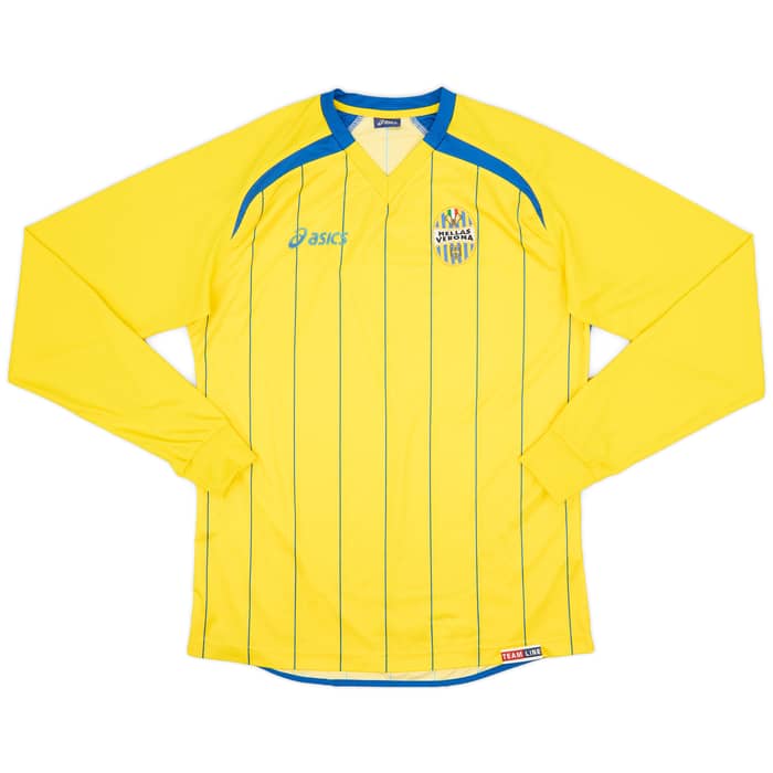 2010s Hellas Verona Asics L/S Training Shirt - 8/10 - (M)