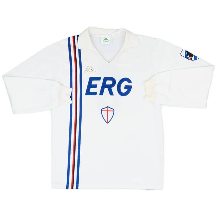 1988-90 Sampdoria Match Issue Away L/S Shirt #8