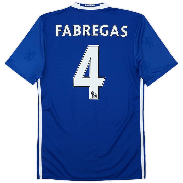 2016-17 Chelsea Player Issue Home Shirt Fabregas #4 (S/M)