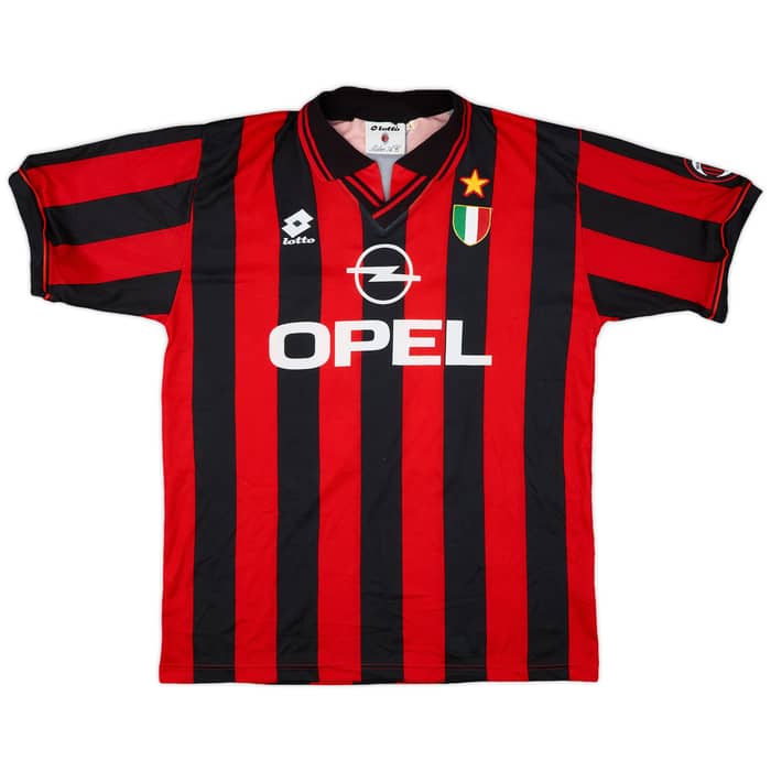 1996-97 AC Milan Home Shirt Savicevic #10 - 7/10 - (L)