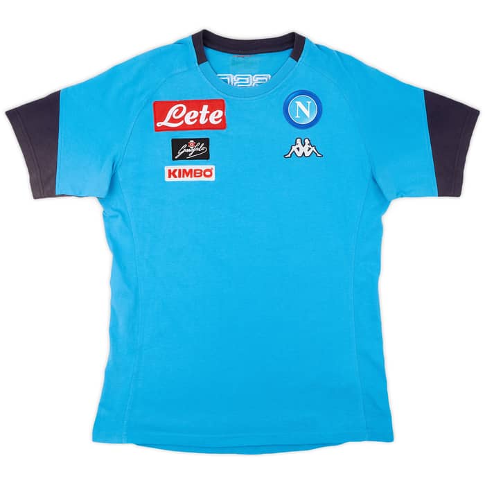 2018-19 Napoli Kappa Training Shirt - 7/10 - (M)