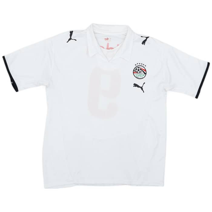 2008-09 Egypt Away Shirt Zidan #9 - 7/10 - (XL)