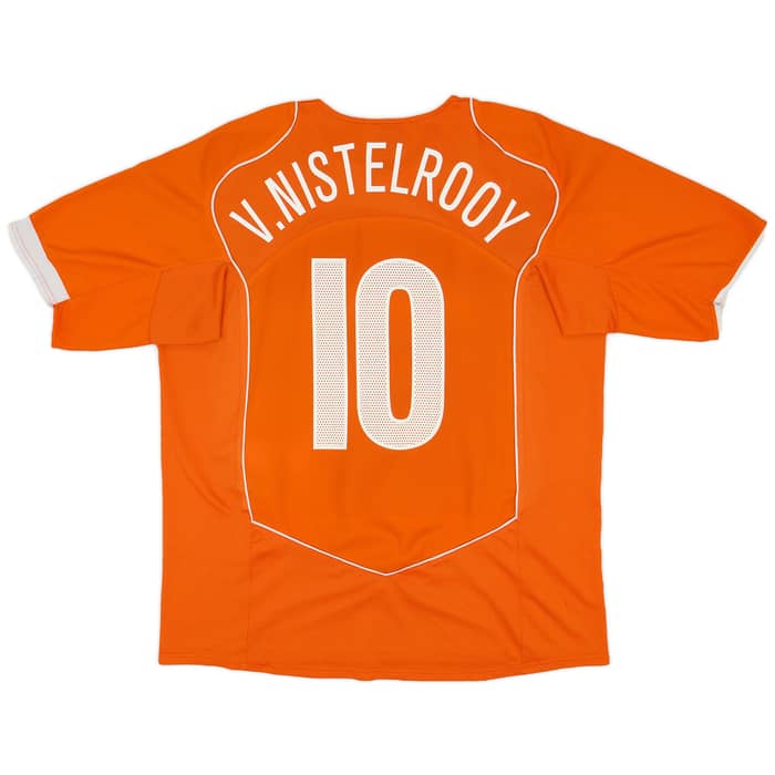 2004-06 Netherlands Home Shirt V.Nistelrooy #10