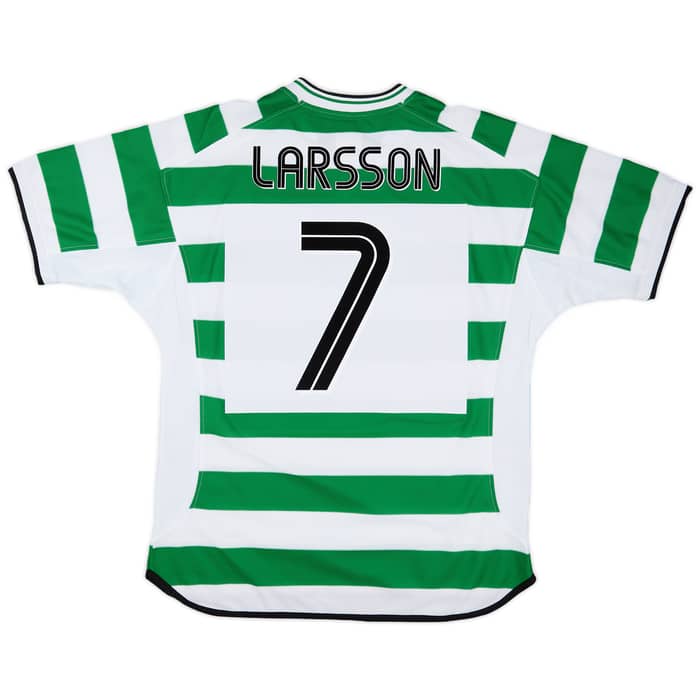 2001-03 Celtic Home Shirt Larsson #7 (L)