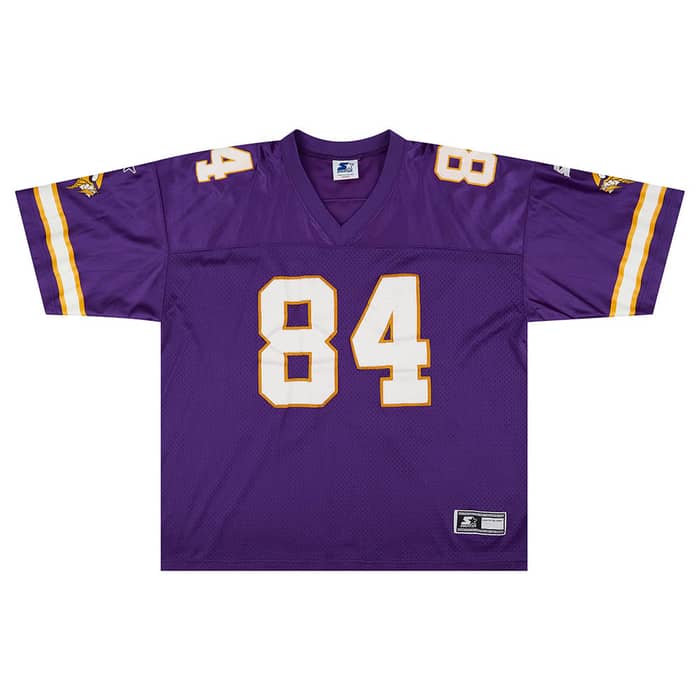 1998 Minnesota Vikings Moss #84 Authentic Starter Jersey (Home) XXL