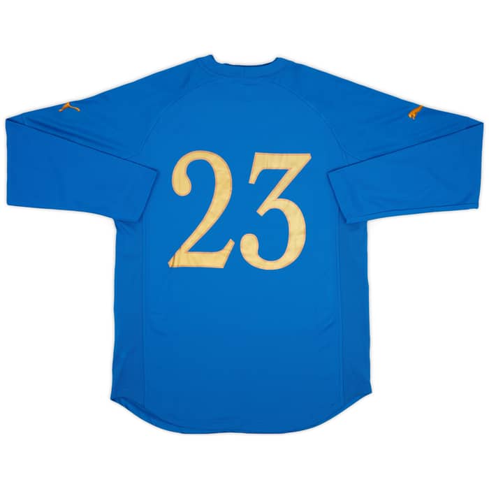 2004-06 Italy Home L/S Shirt #23 (L)