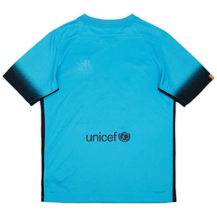 2015-16 Barcelona Third Shirt - 8/10 - (XL.Boys)