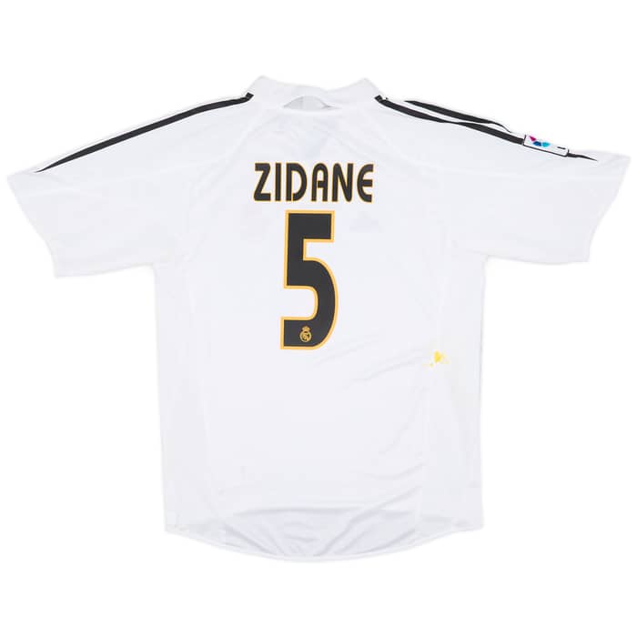 2004-05 Real Madrid Home Shirt Zidane #5 (M)
