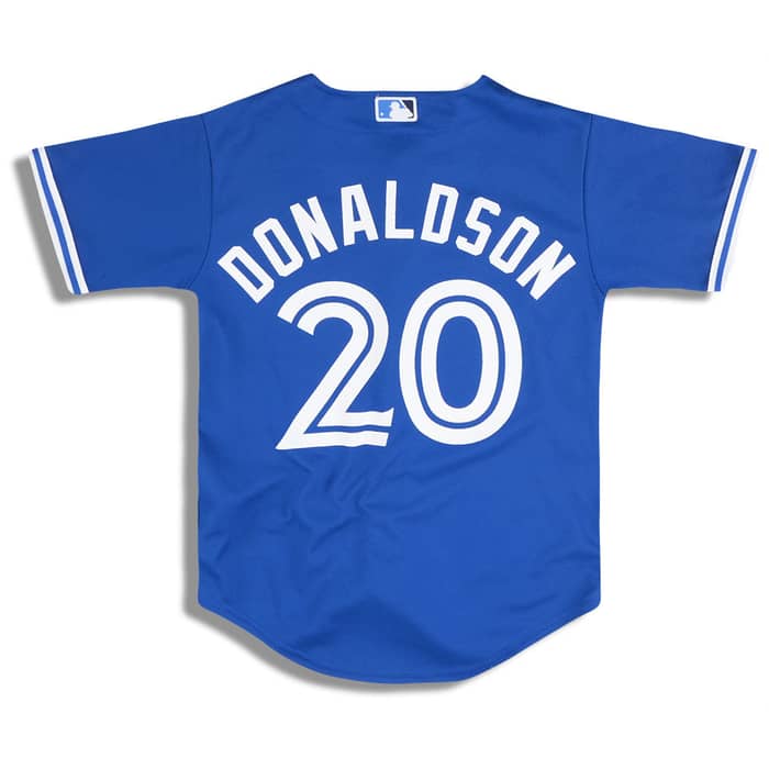 2015-18 Toronto Blue Jays Donaldson #20 Majestic Cool Base Jersey (Alternate) Y