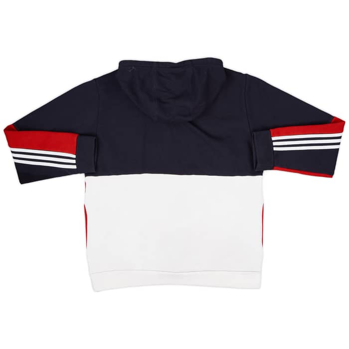 2022-23 Manchester United adidas Hooded Sweat Top - 9/10 - (L)