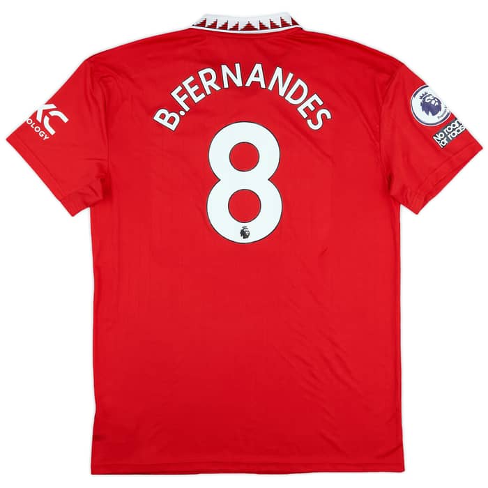 2022-23 Manchester United Home Shirt B.Fernandes #8 - 9/10 - (4XL)