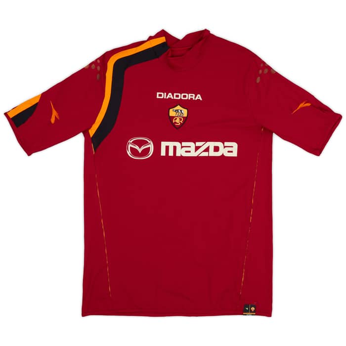 2004-05 Roma Home Shirt Totti #10 - 9/10 - (XL)