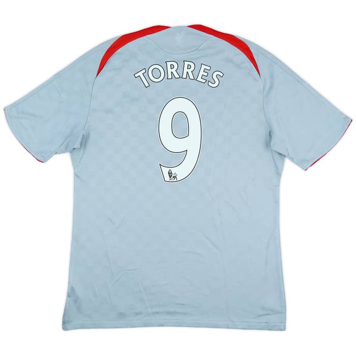 2008-09 Liverpool Away Shirt Torres #9