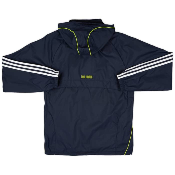 2010-11 Real Madrid adidas Hooded Rain Jacket - 10/10 - (S)