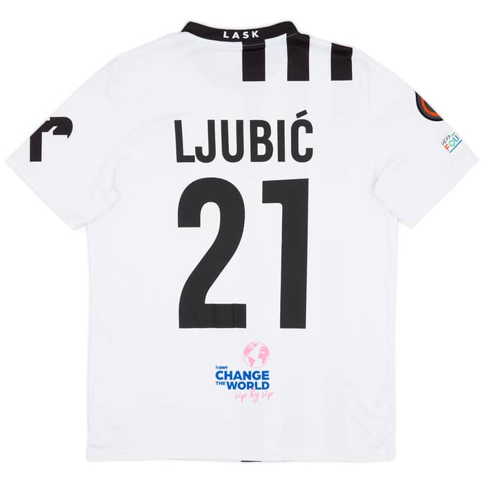 2023-24 LASK Match Issue Europa League Home Shirt Ljubić #21