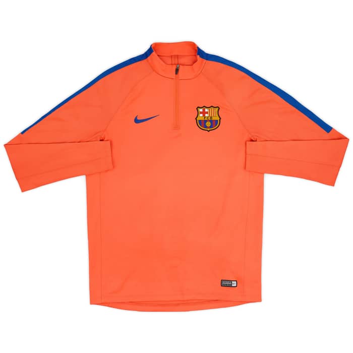 2016-17 Barcelona Nike 14 Zip Training Top - 7/10 - (M)