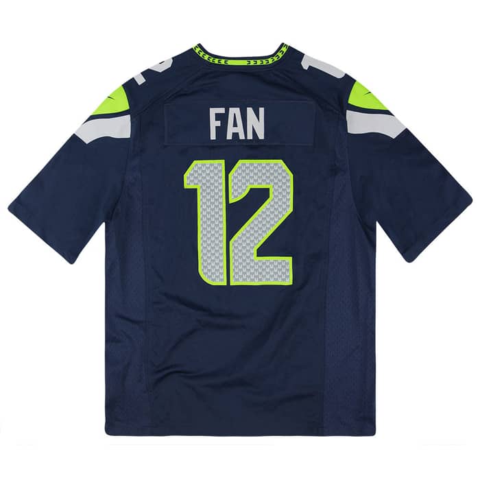 2012-18 Seattle Seahawks Fan #12 Nike Game Jersey (Home) L