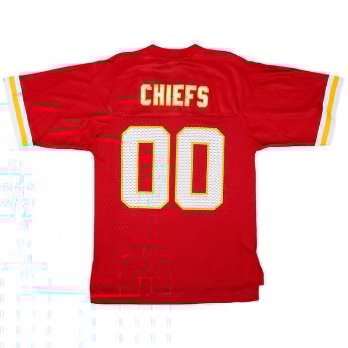 2008-11 Kansas City Chiefs #00 Reebok On Field Home Jersey - 7/10 - (S)
