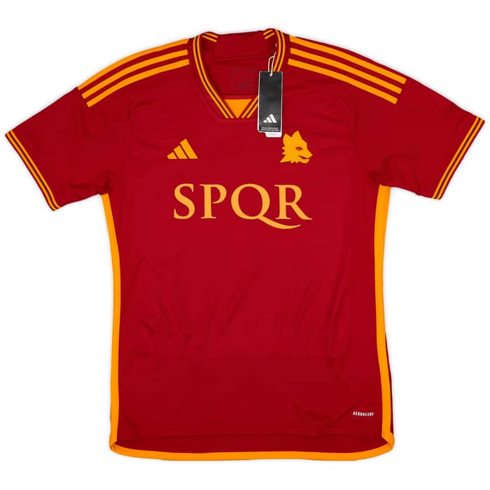 2023-24 Roma Home Shirt Lukaku #90 (M)