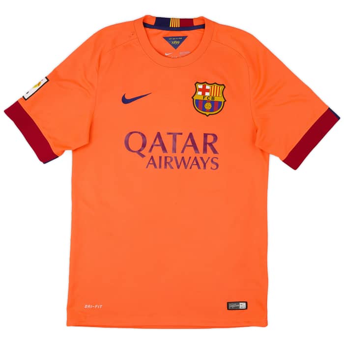 2014-15 Barcelona Away Shirt Messi #10 - 6/10 - (S)