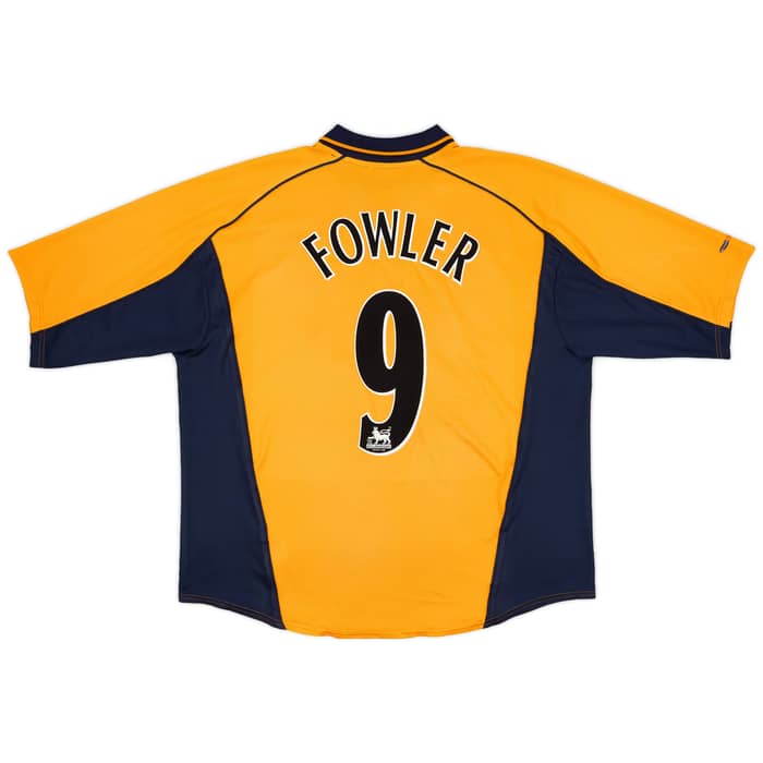 2000-02 Liverpool Away Shirt Fowler #9 - 6/10 - (XXL)
