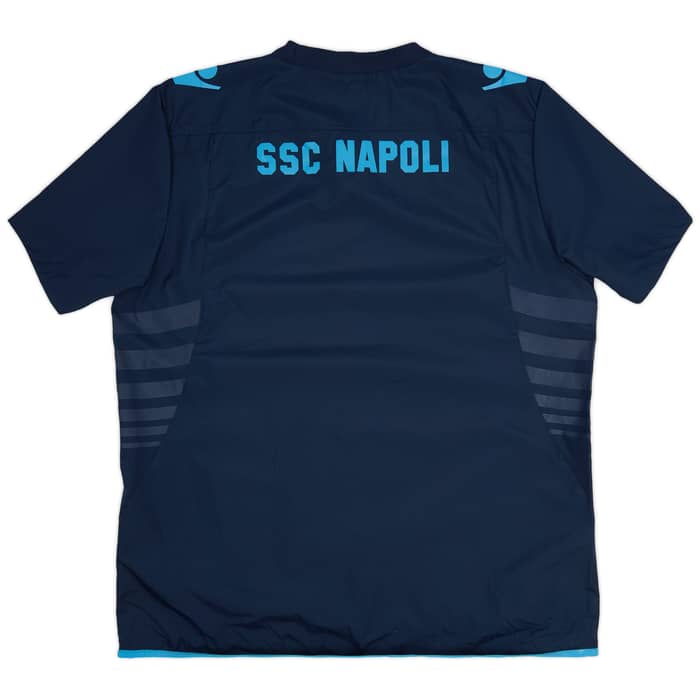 2013-14 Napoli Macron Waterproof Training Shirt - 7/10 - (XXL)