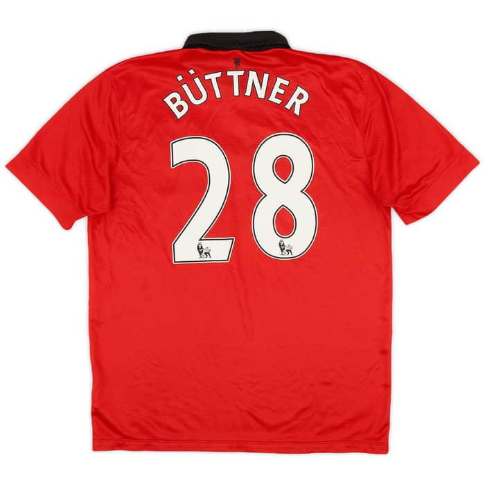 2013-14 Manchester United Home Shirt Buttner #28 - 8/10 - (L)