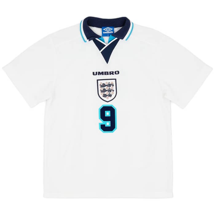 1995-97 England Home Shirt - 9/10 - (M)