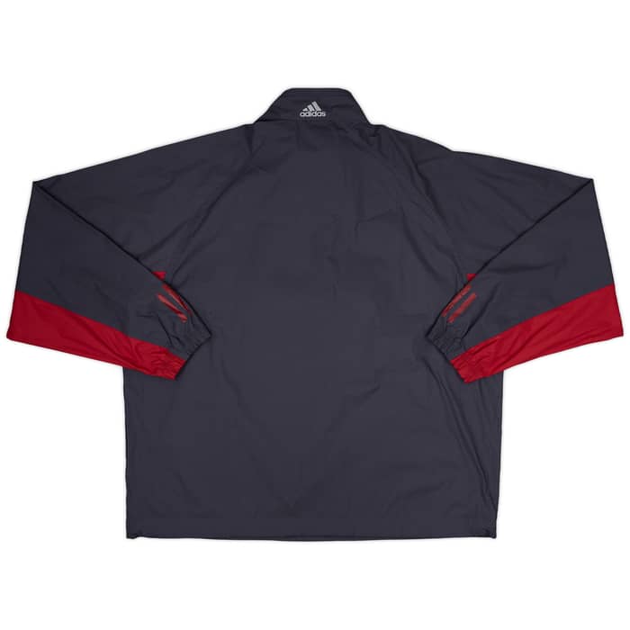 2001-02 Bayern Munich adidas CL 1/4 Zip Windbreaker - 8/10 - (L)
