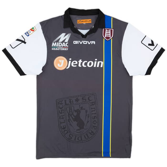 2014-15 Chievo Verona Match Issue Away Shirt Gamberini #5