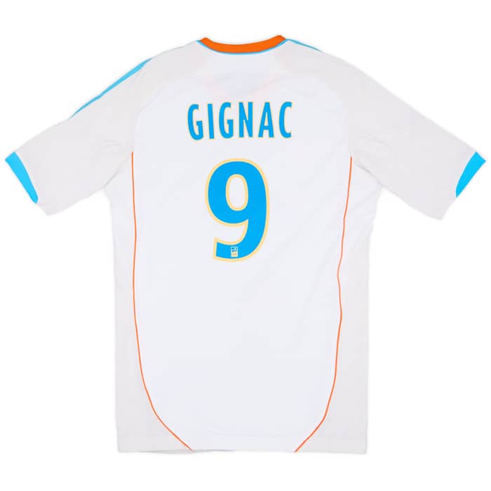 2012-13 Olympique Marseille Player Issue Home Shirt Gignac #9 - 8/10 - (M)