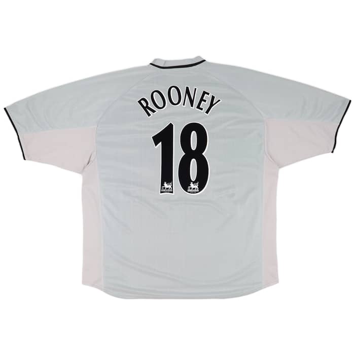 2001-02 Everton Away Shirt Rooney #18 - 8/10 - (XXL)