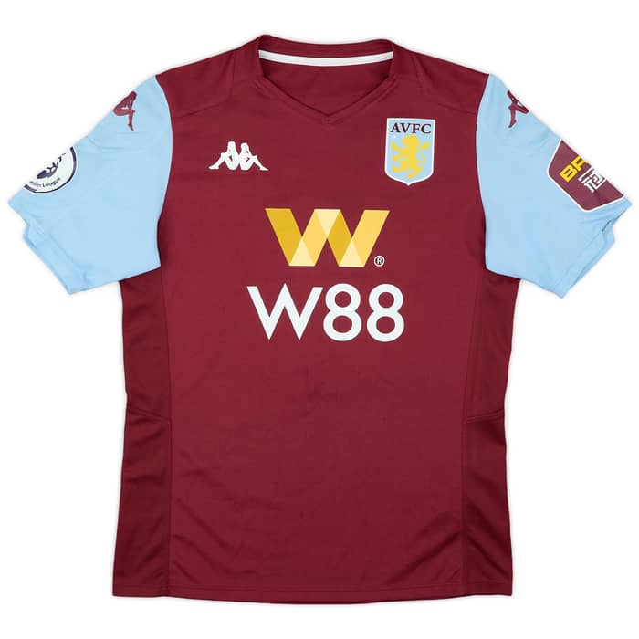 2019-20 Aston Villa Home Shirt Douglas Luiz #6 - 7/10 - (M)