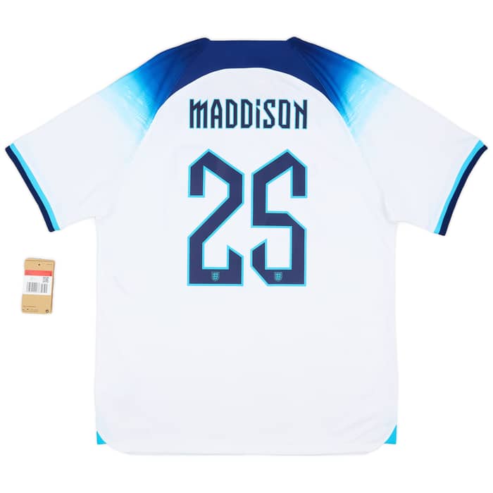 2022-23 England Home Shirt Maddison #25