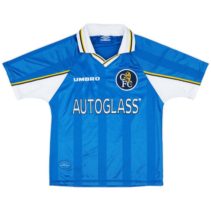 1997-99 Chelsea Home Shirt - 8/10 - (Y)