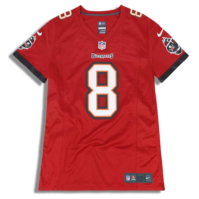 2013 Tampa Bay Buccaneers Glennon #8 Nike Game Jersey (Home) Womens (L)