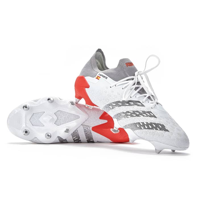 2021 adidas Player Issue Predator Freak.1 Low Football Boots (Aymeric Laporte) - 8/10 - SG 10½