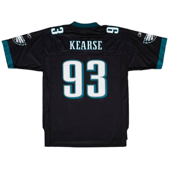 2005-06 Philadelphia Eagles Kearse #93 Reebok On Field Alternate Jersey - 9/10 - (L)